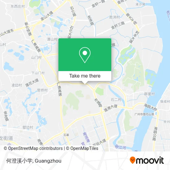 何澄溪小学 map