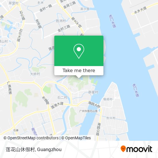 莲花山休假村 map