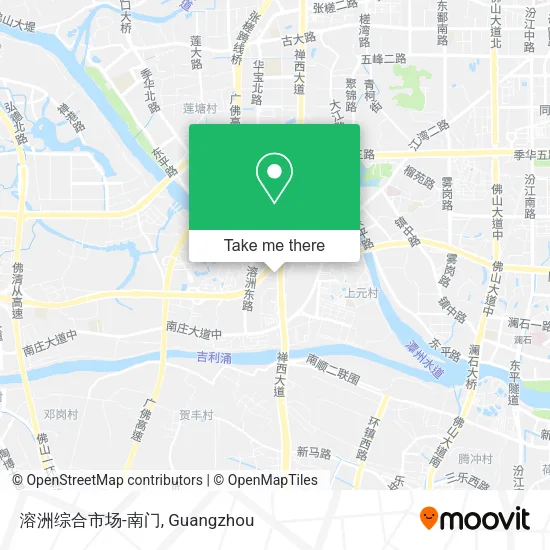 溶洲综合市场-南门 map