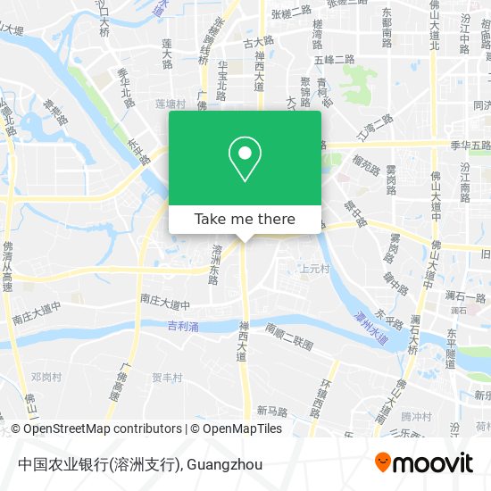 中国农业银行(溶洲支行) map