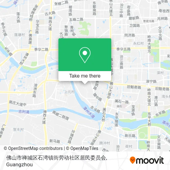 佛山市禅城区石湾镇街劳动社区居民委员会 map