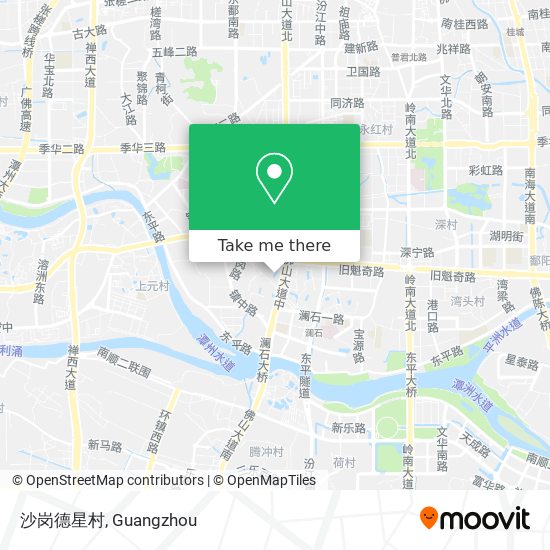 沙岗德星村 map