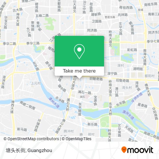 塘头长街 map