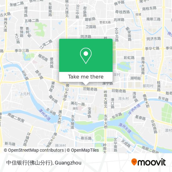 中信银行(佛山分行) map