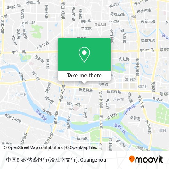 中国邮政储蓄银行(汾江南支行) map