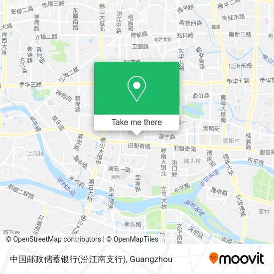 中国邮政储蓄银行(汾江南支行) map