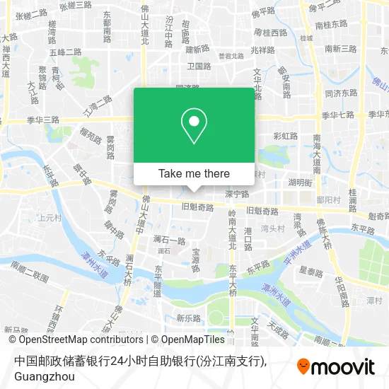 中国邮政储蓄银行24小时自助银行(汾江南支行) map