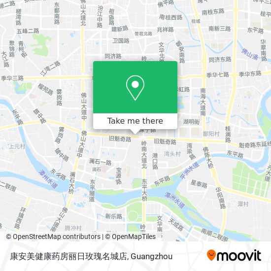 康安美健康药房丽日玫瑰名城店 map