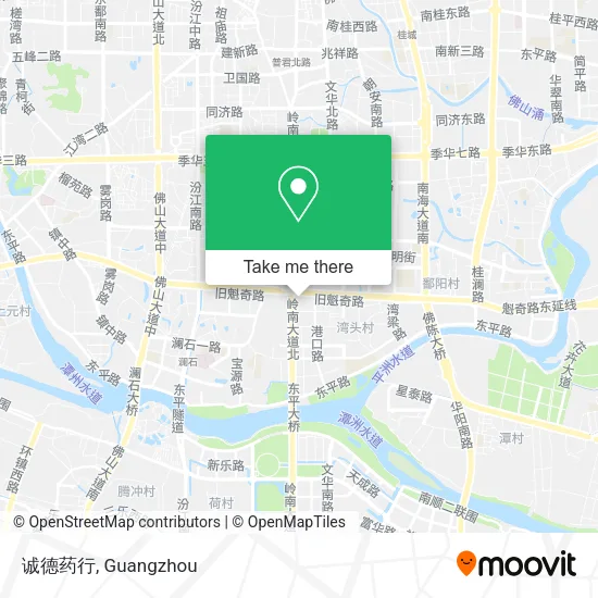 诚德药行 map