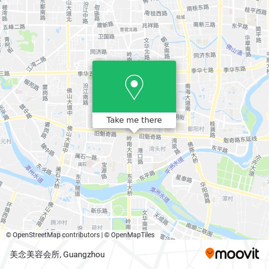 美念美容会所 map