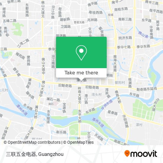 三联五金电器 map