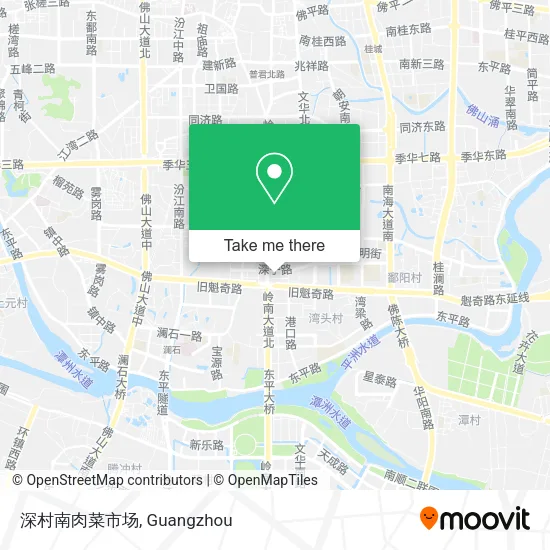 深村南肉菜市场 map