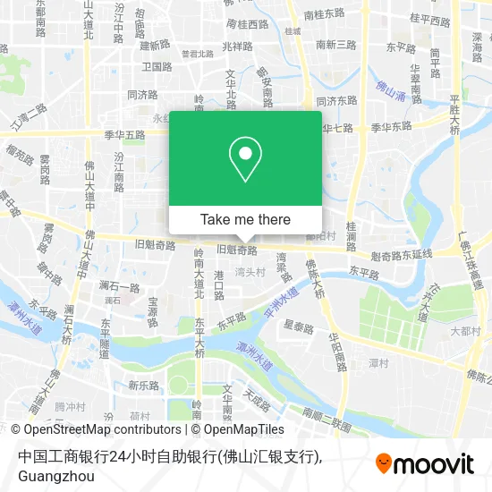 中国工商银行24小时自助银行(佛山汇银支行) map