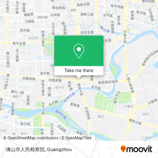 佛山市人民检察院 map