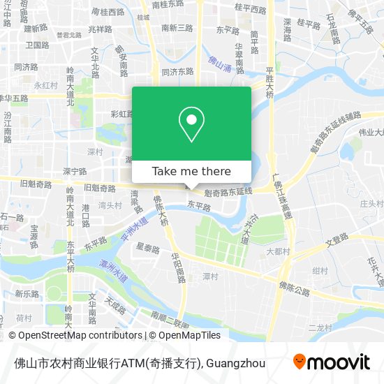 佛山市农村商业银行ATM(奇播支行) map