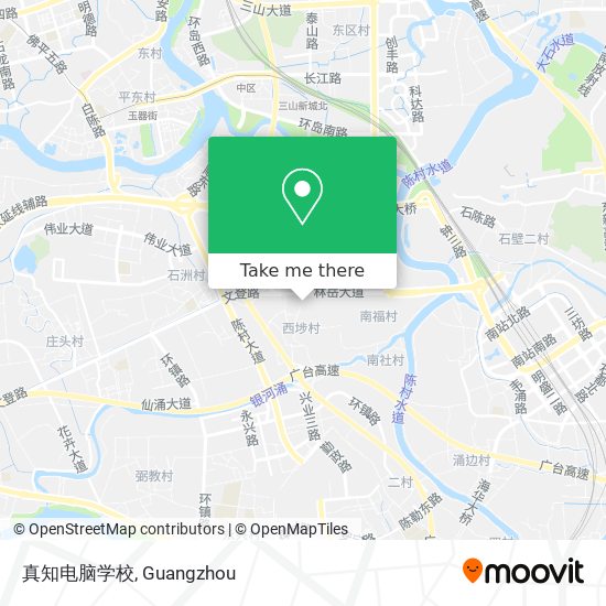 真知电脑学校 map