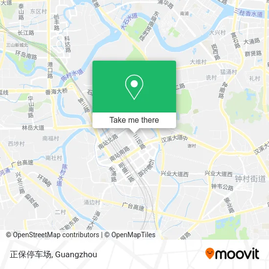 正保停车场 map