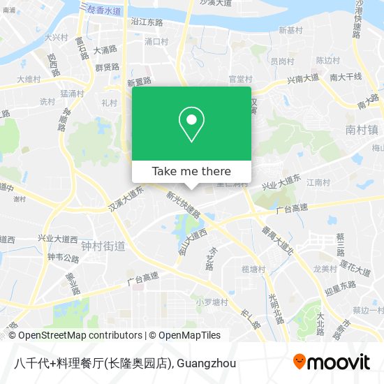 八千代+料理餐厅(长隆奥园店) map
