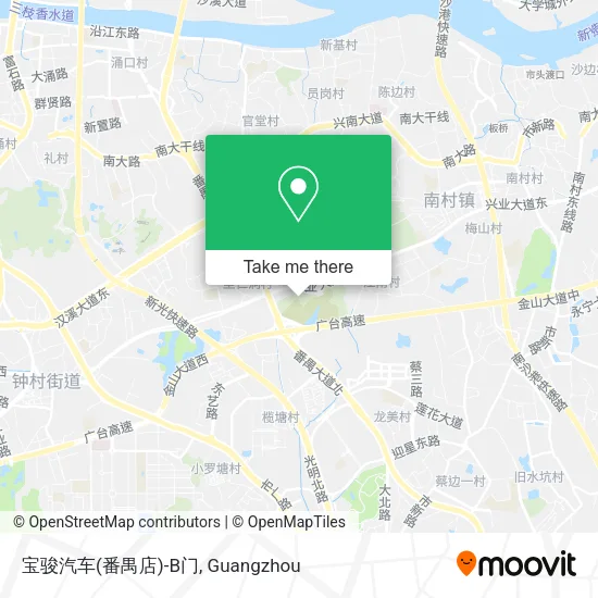 宝骏汽车(番禺店)-B门 map