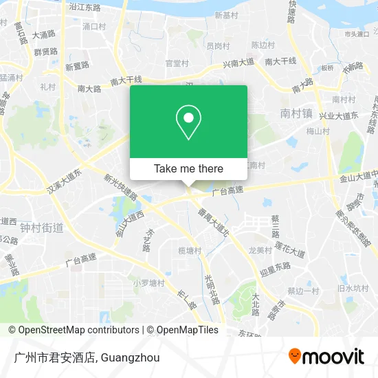 广州市君安酒店 map