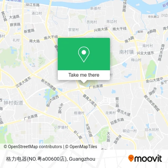 格力电器(NO.粤a00600店) map