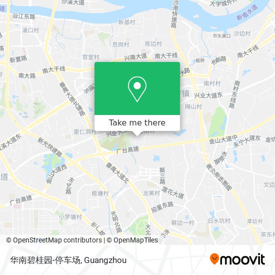 华南碧桂园-停车场 map