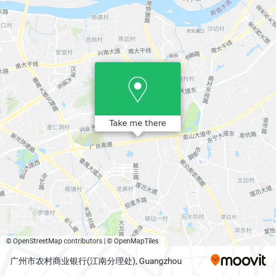 广州市农村商业银行(江南分理处) map