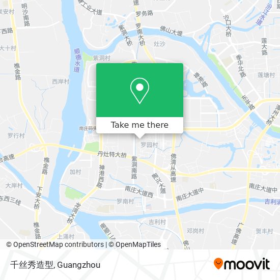 千丝秀造型 map