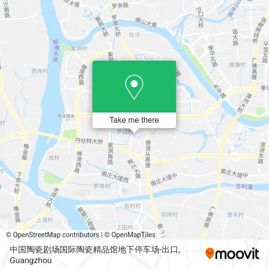 中国陶瓷剧场国际陶瓷精品馆地下停车场-出口 map