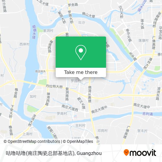 咕噜咕噜(南庄陶瓷总部基地店) map