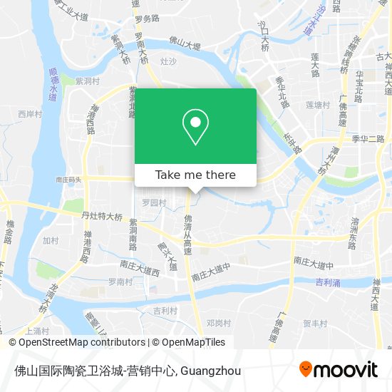 佛山国际陶瓷卫浴城-营销中心 map
