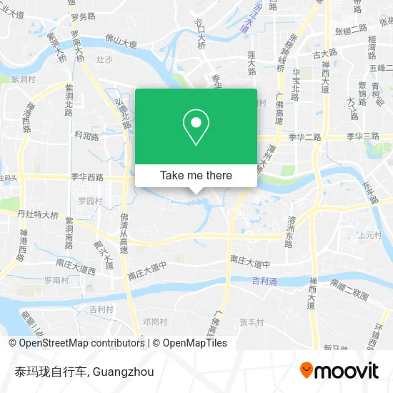 泰玛珑自行车 map