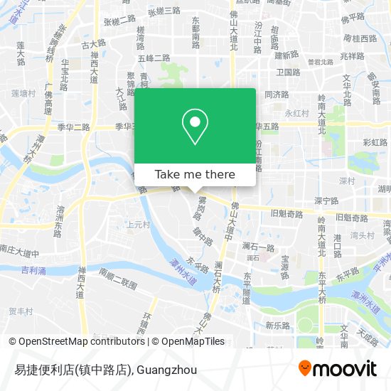 易捷便利店(镇中路店) map