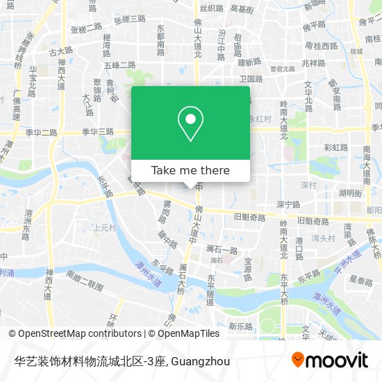 华艺装饰材料物流城北区-3座 map