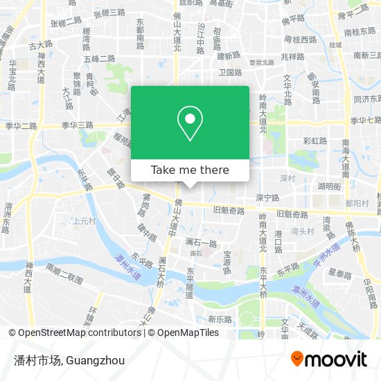 潘村市场 map