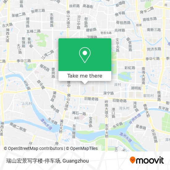 瑞山宏景写字楼-停车场 map