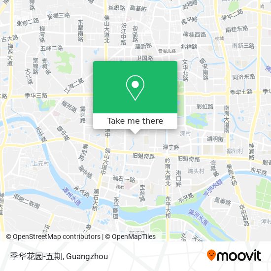 季华花园-五期 map