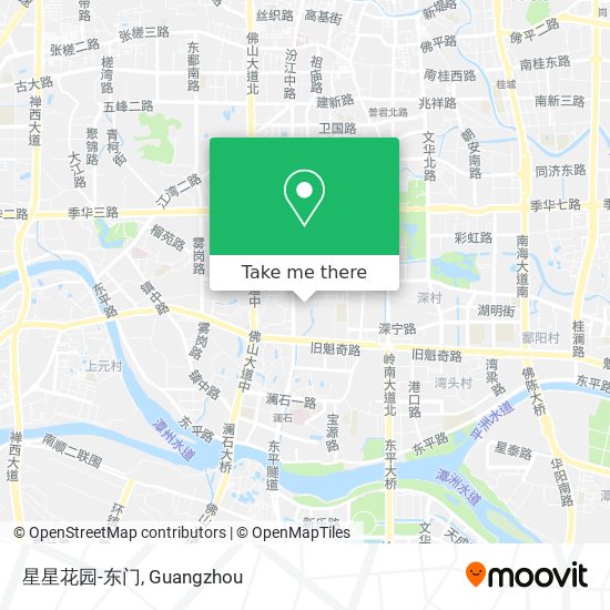 星星花园-东门 map