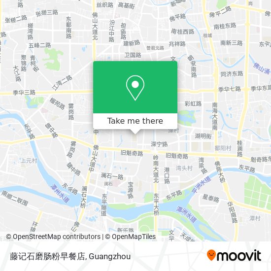 藤记石磨肠粉早餐店 map