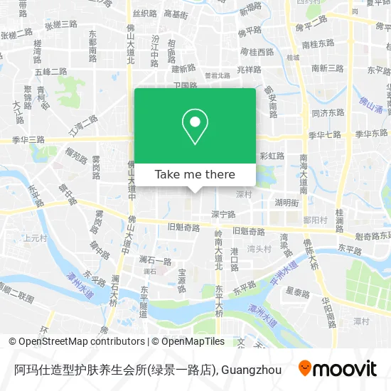 阿玛仕造型护肤养生会所(绿景一路店) map