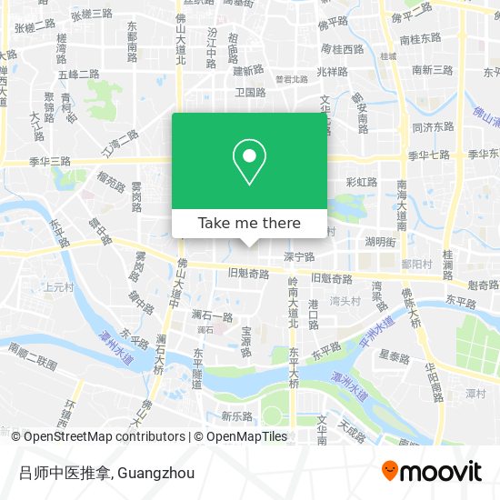 吕师中医推拿 map