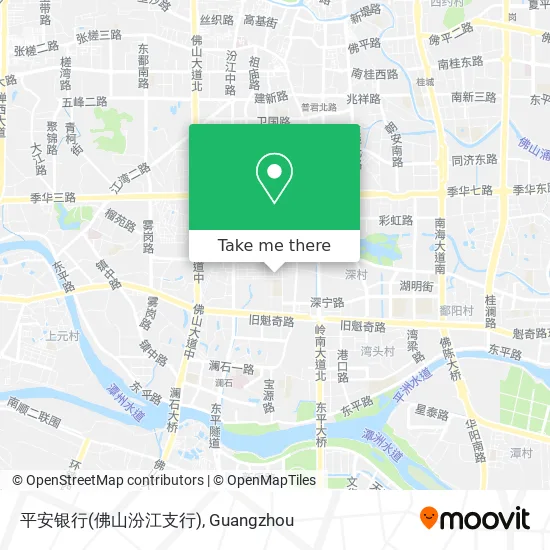 平安银行(佛山汾江支行) map