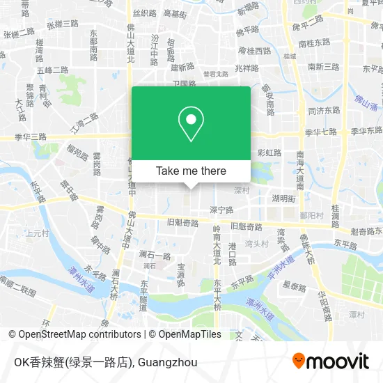 OK香辣蟹(绿景一路店) map