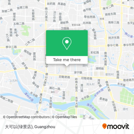 大可以(绿景店) map