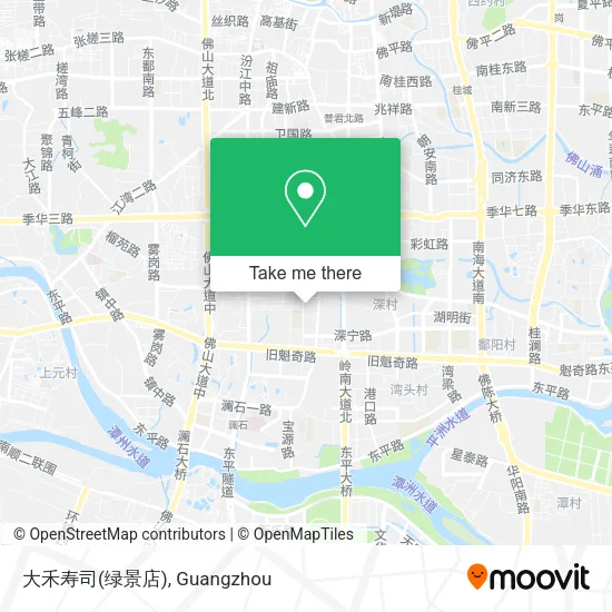 大禾寿司(绿景店) map