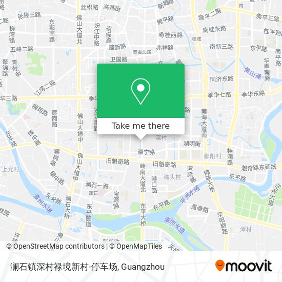 澜石镇深村禄境新村-停车场 map
