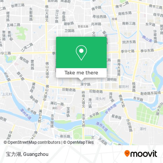 宝力湖 map