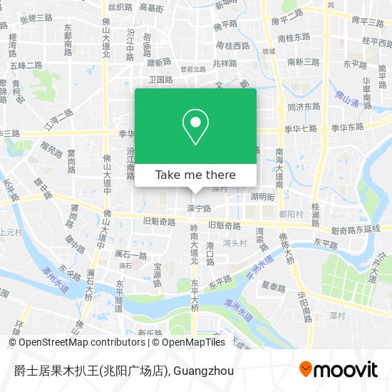爵士居果木扒王(兆阳广场店) map