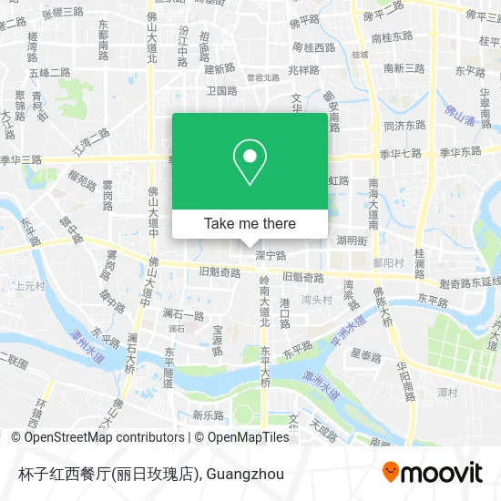 杯子红西餐厅(丽日玫瑰店) map