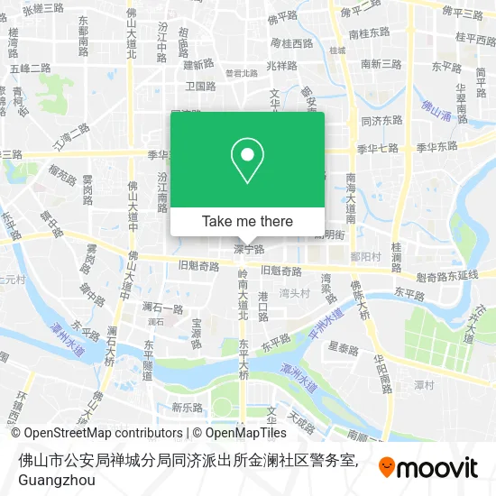 佛山市公安局禅城分局同济派出所金澜社区警务室 map